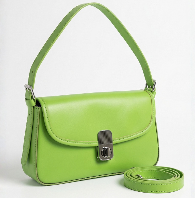 Chic Lime Green Sling Bag