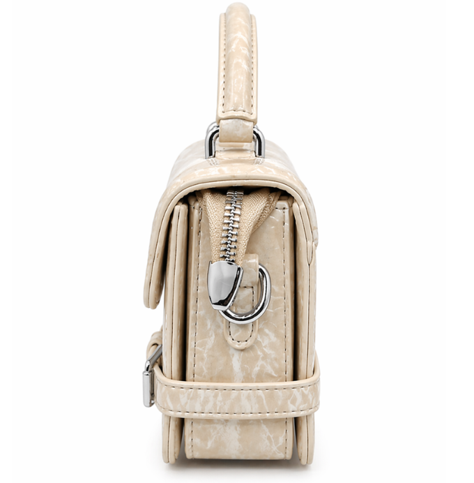 Elegant Mini Satchel Handbag with Strap