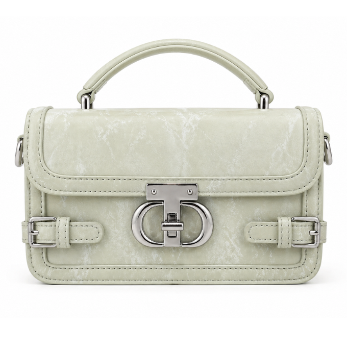 Elegant Mini Satchel Handbag with Strap