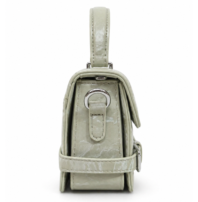 Elegant Mini Satchel Handbag with Strap