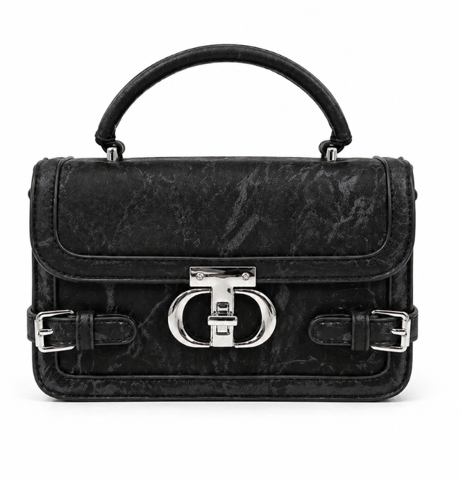 Elegant Mini Satchel Handbag with Strap