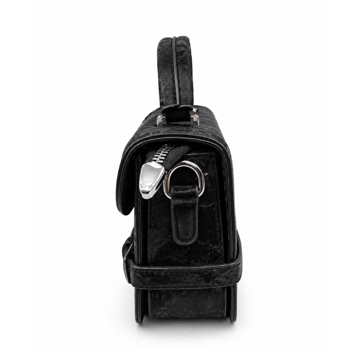 Elegant Mini Satchel Handbag with Strap