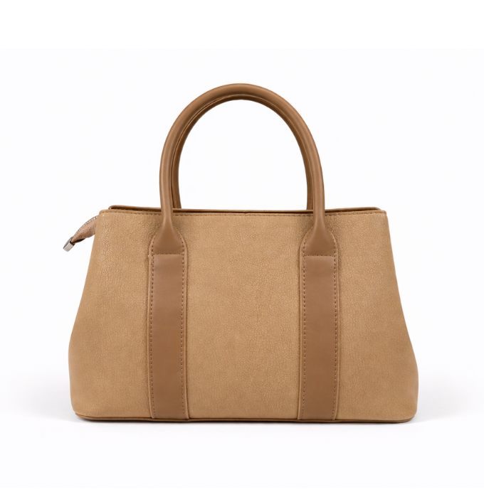 Elegant Tan Leather Shoulder Bag