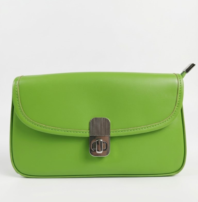 Chic Lime Green Sling Bag