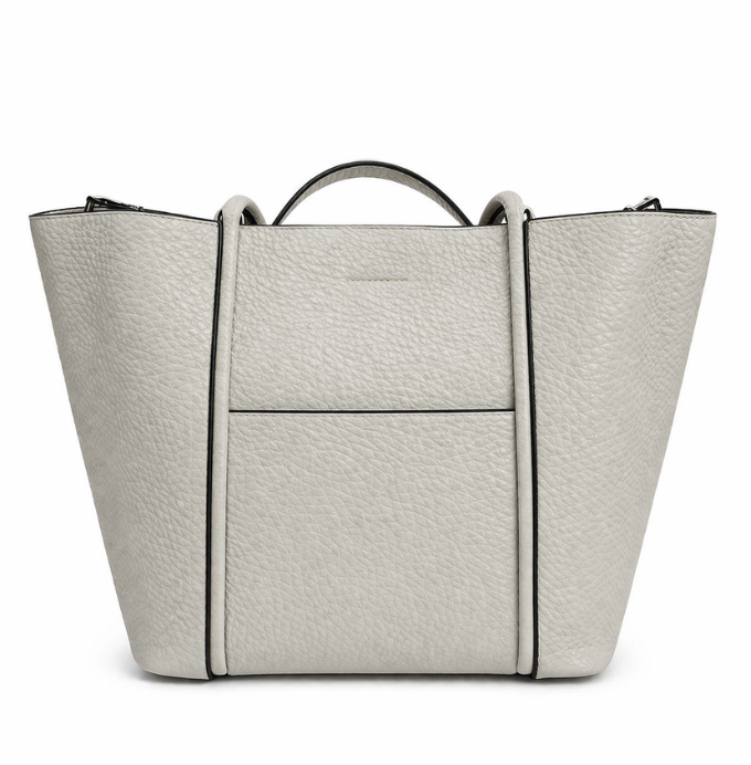Women’s Dual Tone Tote Bag – Sage Grey & Light Grey Shoulder Tote