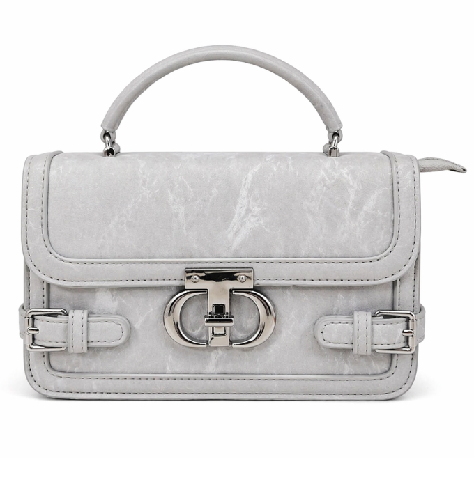 Elegant Mini Satchel Handbag with Strap