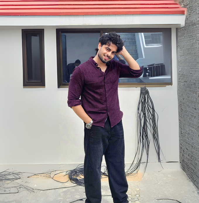 Deep Plum Casual Button-Down Shirt